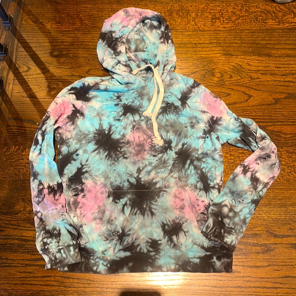 Katie J tie dye hoodie size M